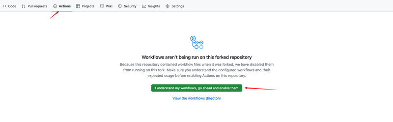 github actions